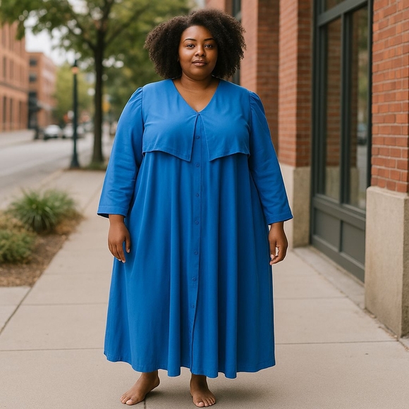 MODESTLY CUPCAKE DRESS NEW TAG SIZE 1X - Picture 7 of 8